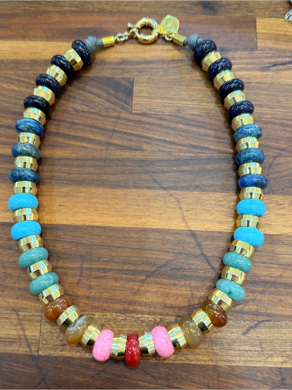 NEW - Holst + Lee Multicolor Warm Weather Rainbow Necklace